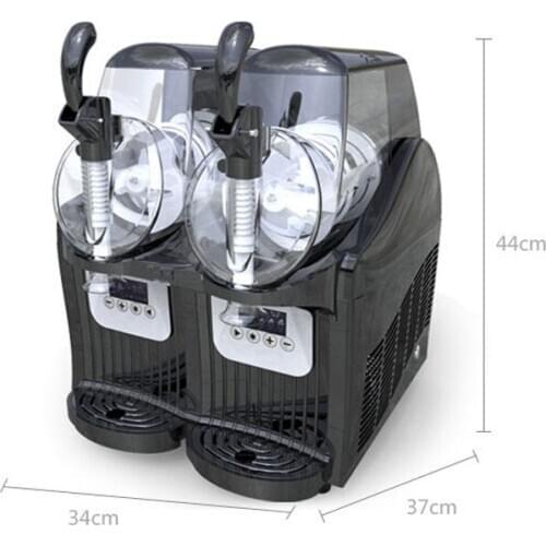 Small Smoothie Juice Machine Two Cylinder Snow Melting Machine Factory Direct Supply