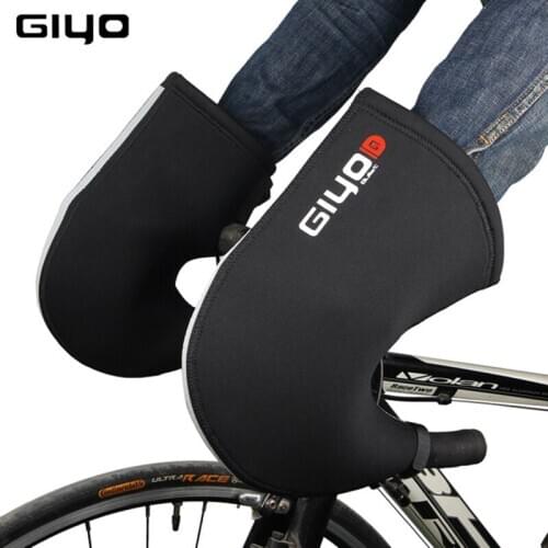 GIYO Bicycle Handlebar Gloves Cycling Bike Neoprene Bar Ends Bar Mitts Winter Road MTB Bicycle Handlebar Mittens Bar Gloves