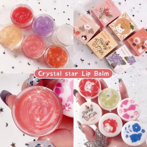 DRAGON RANEE Lip Jelly Transparent Moisturizing Lipstick Fade Lip Wrinkles Lip Color Exfoliating Crystal Lipstick Lip Balm TSLM2