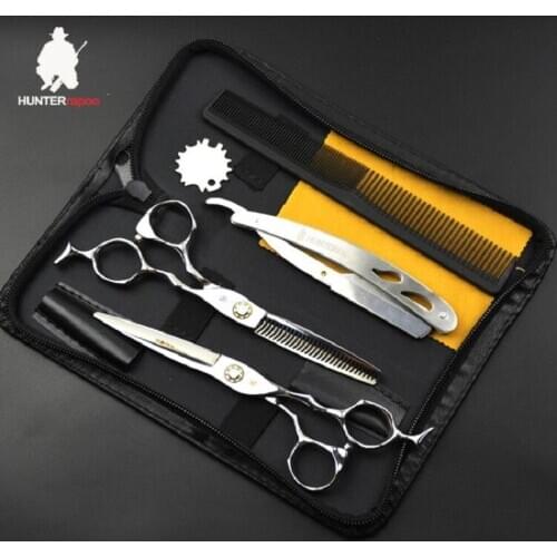 30% Off HT9133 Barber Scissors for Haircut Thinning Shears 6 Inch Hair Cutting Scissors Set Professional Stainless Steel Trimmer