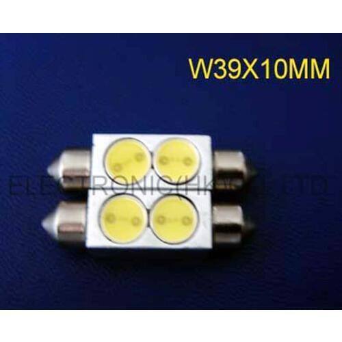 High quality 2W 12V 39mm high power car led reading lights,auto led door lamps free shipping 5pcs/lot