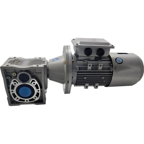 WAH50 63 75 90 hypoid gear reducer NMRV63 75 90 worm gear box with single motor