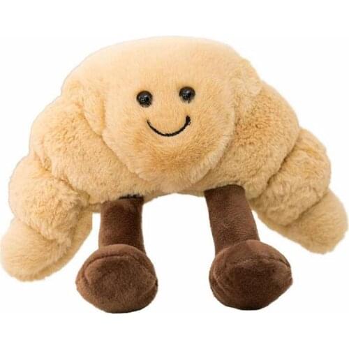 1pcs Cute Plush Bread Croissant Baguette Toy Stuffed Food Bread Soft Doll For Kids Toys Birthday Gift #20