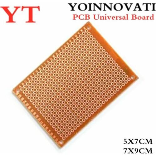10pcs/lot PCB Universal Board 5*7 7*9 Single Sided PCB Expansion Board