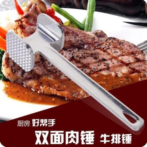 Household Knock Meat Hammer Meat Tenderizer Hammer Steak Pork Chop Hammer Double Faced Hammer Meat