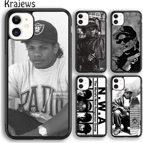Krajews Eazy E NWA Legendary Rapper Phone Case Cover For iPhone 5 SE 6s 7 8 plus X XR XS 11 12 pro max Samsung Galaxy S8 S9 S10