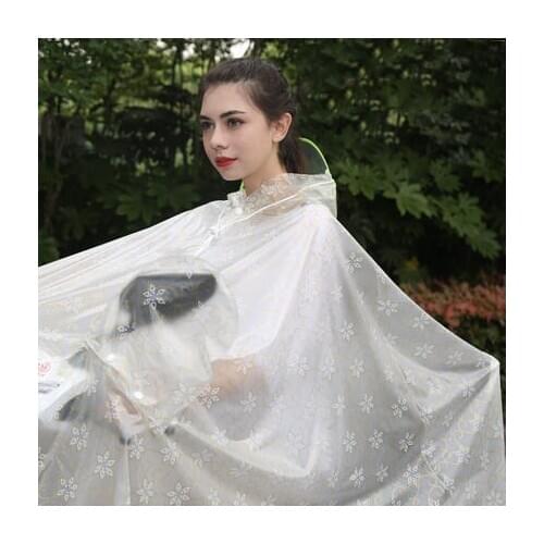 [TB13]Raincoat bicycle men and women taxi battery car electric car single student riding anti-storm thickening transparent ponch