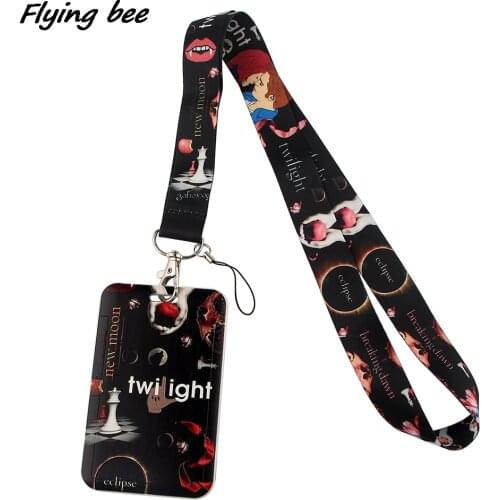 Flyingbee X1614 Vampire Theme Neck Strap Lanyard For Keys ID Card Gym Phone Straps USB Badge Holder DIY Hang Rope Lariat Lanyard