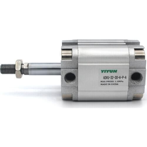 ADVU-32-5/10/15/20/25/30/35/40/45/50-P-A ADVU-32-5/10/15/20/25/30/35/40/45/50-A-P-A YIYUN brand Compact cylinder ADVU series