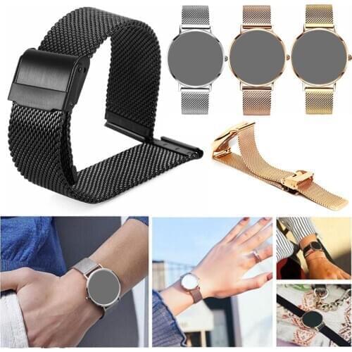 Coarse Net 18mm Adult Watch Band Strap for Samsung Amazfit Huawei Men Women Quick Realse Multi Color Watch Band