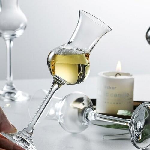 Crystal Liqueur Goblet Aperitif Sherry Tall Glasses Restaurant Champagne Sparkling Wine Glass Gather Whisky Whiskey Nosing Cup