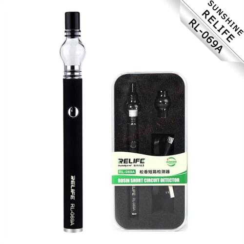 Rosin atomizer RELIFE RL-069A Short-circuit detection assistant Rosin atomizing pen Dense smoke Fast atomization For PCB Repair