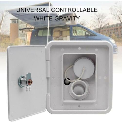Hatch Cover Water Intake Caravan Universal Screws Parts Gravity Inlet RV Trailer Fill Dish Threaded Square With Keys Accessories
