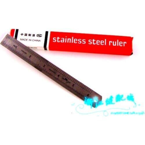 15CM Stainless Steel Ruler Metric Sided