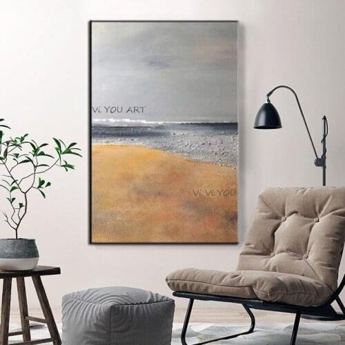 Fashion Hand Abstract Oil Painting Living Room Modern Minimalist Beautiful European American Nordic Living Room Porch Large Size