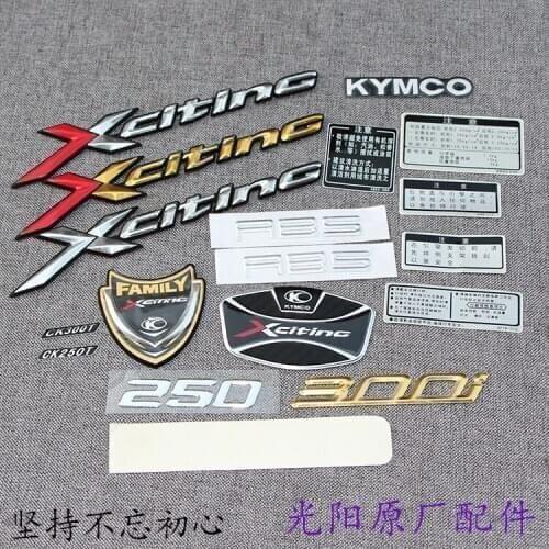 The Photo-Anode Original Xciting 250 300 Abs for All Car Sticker Decals Sticker Label Logo