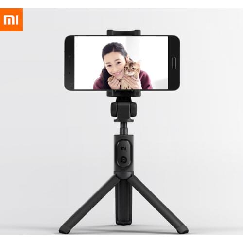 Original Xiaomi Foldable Tripod Monopod Selfie Stick Bluetooth With Wireless Button Shutter Selfie Stick For iOS/Android/Xiaomi