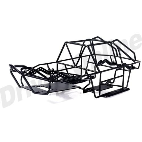 Full Tube Frame Metal Chassis Metal Body Roll Cage for 1/10 RC Crawler Truck Axial SCX10 II 90046 90047