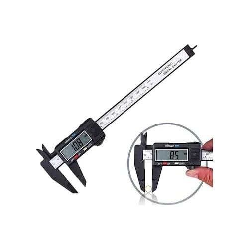Caliper Compass Digital Display 150mm Fraction / MM / Inch High Precision LCD Screen