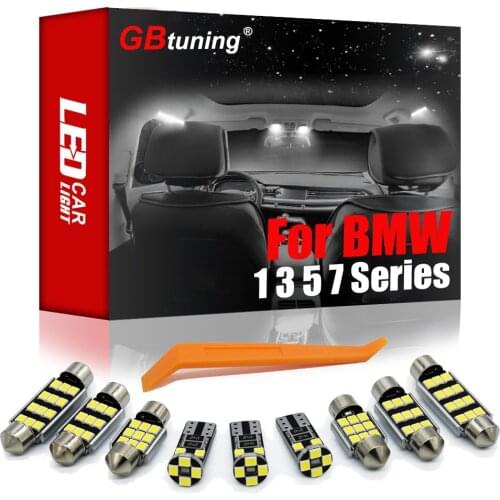 Canbus LED For BMW 1 3 5 7 Series E87 E81 F20 E46 E90 E91 E92 E93 E39 E60 E61 F10 F11 E38 E65 E66 Car Bulb Interior Light Kit