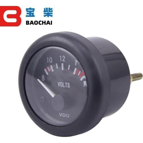 VDO Voltage Gauge 12 v/24 v optional