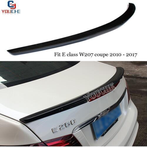 C207 Coupe AMG Style Rear Spoiler Carbon Fiber Trunk Lip for Mercedes E Class W207 2010 - 2017 E200 E250 E300 E550