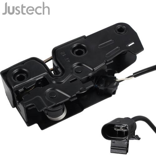 Justech Bonnet Hood Catch Latch Lock Lower 8K0823509F For VW Golf MK5 Jetta MK3 Audi A4 Quattro/Q5 12V Front Car Latch Lock