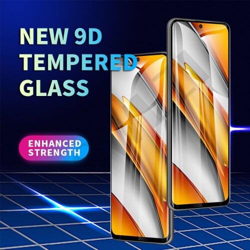 Protective film for Xiaomi POCO X2 X3 M2 M3 C3 pocophone F1 F2 pro F3 GT Tempered glass phone screen protector smartphone Glass