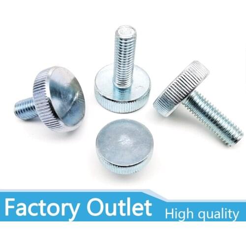1/2/5pcs M3 M4 M5 M6 M8 M10 DIN464 GB834 Knurl High Step Head Hand Tighten Thumb Screw Curtain Wall Glass Lock Thumbscrew Adjust