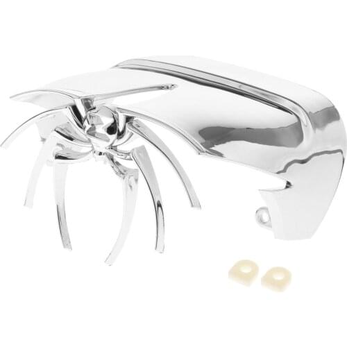 1 Piece Motorcycle Chrome Spider Rear Tail Light Cover Accessories Parts for Harley 1973-2010 FLSTS FLSTSC FLSTN FXSTD Models