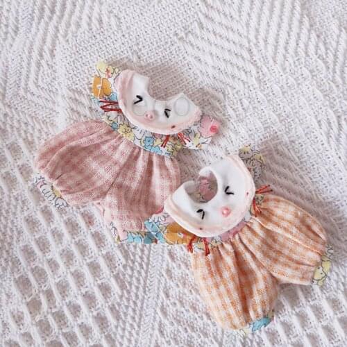 1PCS Handmade Cute Pig Jumpsuit for ob11 Obitsu 11 Doll Clothes
