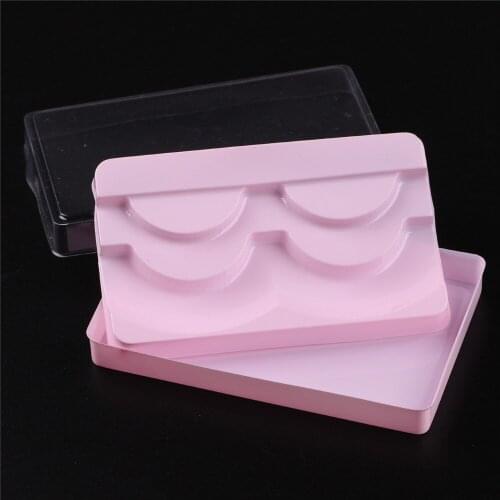 100pcs 2 pairs 3d Mink Magnetic Eyelashes Case Cosmetics False Eyelash-Case Eye Lashes Empty Storage Box Eyelash Packaging Box