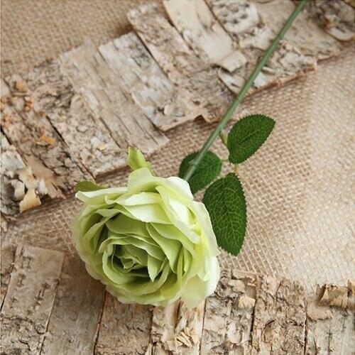 1PSC Melsnajsd 9cm Artificial Melaleuca Rose Head High Simulation Rose Wedding Decoration Home Party