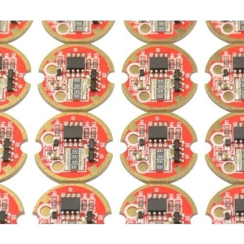 21mm LED flashlight driver Circuit Board 3.7V 4.2V 3A current for MCE XM-L2 U2 T6 XPL torch driver(PACK OF 20PCS)