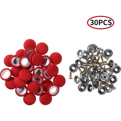 30Pcs Universal Car Interior Ceiling Cloth Fixing Screw Cap Roof Snap Rivets Retainer Automotive Headliner Repair Button