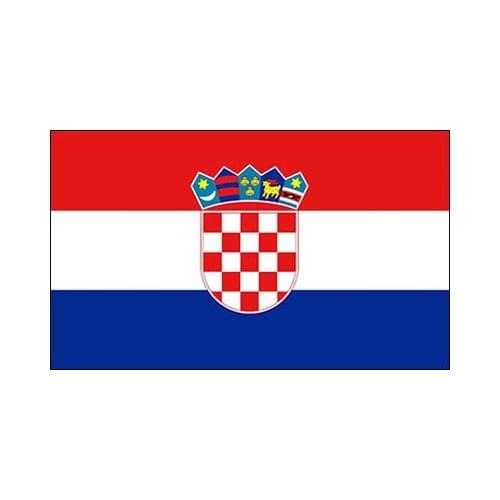 90x150cm 100% Polyester Croatia Flag For Decoration