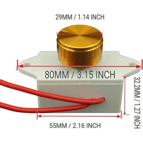 AC 220V 1500W Electronic Motor Speed Controller Switch Regulation Fan control