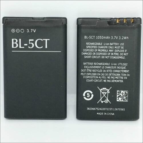 Battery BL-5CT BL 5CT BL5CT Rechargeable Replacement battery for Nokia 5220XM/6303C/6730C/C3-01 C5-00/C5-02 C6-01 3720 battery