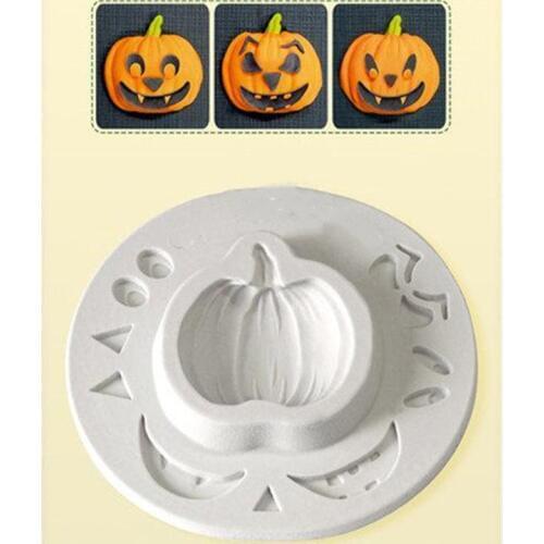 Aouke Halloween Pumpkin Shape Cake Mold Fondant Mold, For Jelly,Candy, Chocolate soap Mold, Decorating Bakeware G193