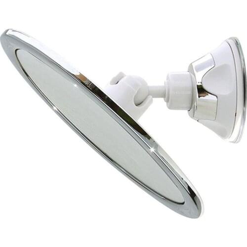 Fogless Makeup Mirror With Holder Suction Cup 360 Rotation Shower Shave Mirrors HY99