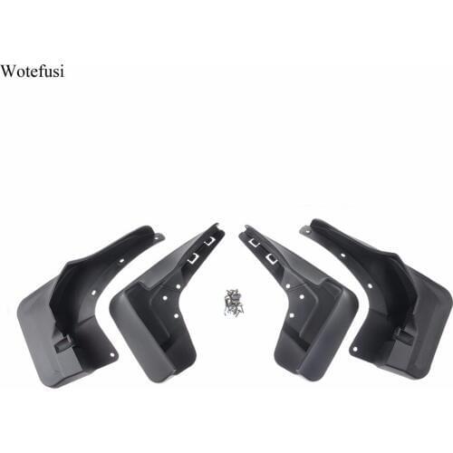 Wotefusi 4x Front Rear Splash Guards Mud Flaps Fender For Mercedes-Benz GLE 2015 2016 [QPA263]