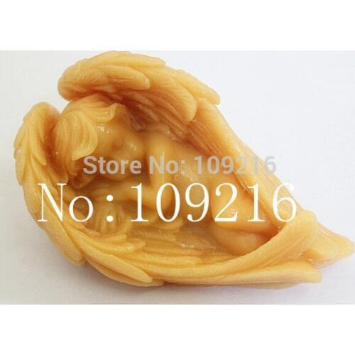 Hot Sale!!1pcs New Style Birds Nest Angel Boy (zx1703) Silicone Handmade Soap Mold Crafts DIY Mold