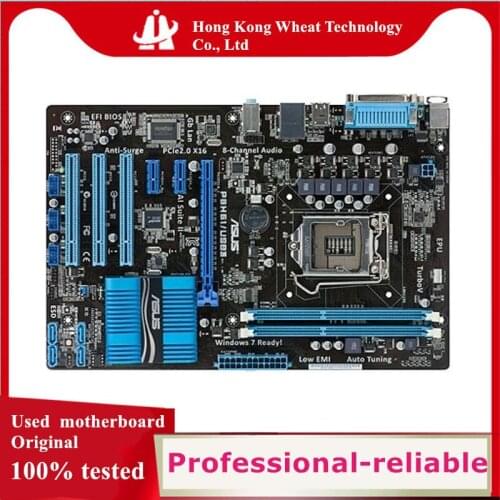 For ASUS P8H61/USB3 Motherboard Socket LGA 1155 DDR3 SATA2 For Intel H61 Original Desktop Used Mainboard