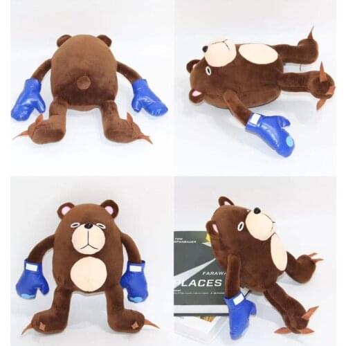 Jujutsu Kaisen Cute Skeleton Boxing Bear Gojo Satoru Yuji Movie Scene Ver. Anime Soft Stuffed Plush Dolls Pillow Figure Toy Gift