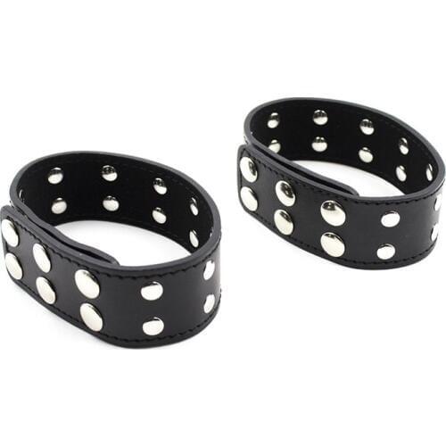 Male Pu leather BDSM Hand Restraints Arm Binder,Exotic Mens Snap Armbands,Fetish Chest Harness Costumes Accessories Sex Toys