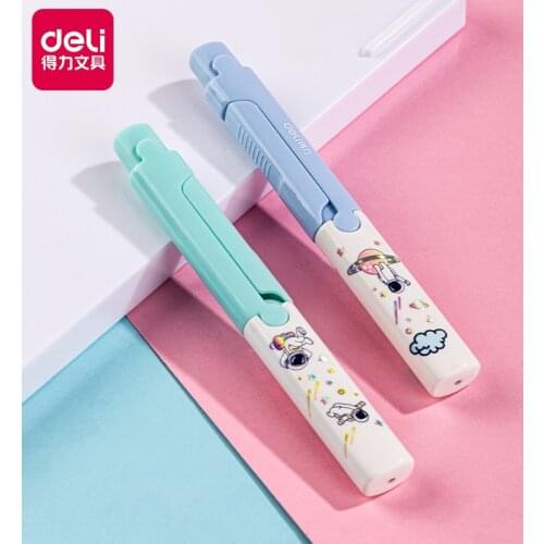 Pen Shape Scissors Student Kid Fold Stationery Paper Cut DIY Office School Home Art Child Preschool Safe Blunt Tip Portable Cute