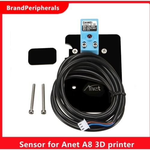 Upgrade Auto Self-Leveling Heatbed Position Inductive Proximity Sensor with Mounting Plate & Screws for Anet A8 RepRap DIY i3