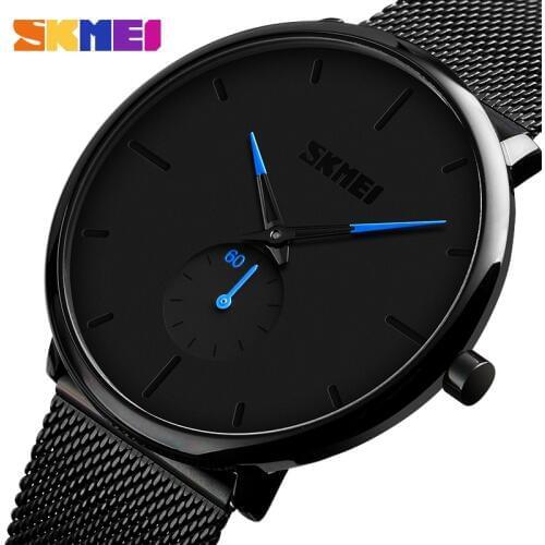 SKMEI Fashion Men Watch Quartz Wristwatches Women Watches 30M Waterproof Big Dial Display Quartz Watch relogio masculino 9185