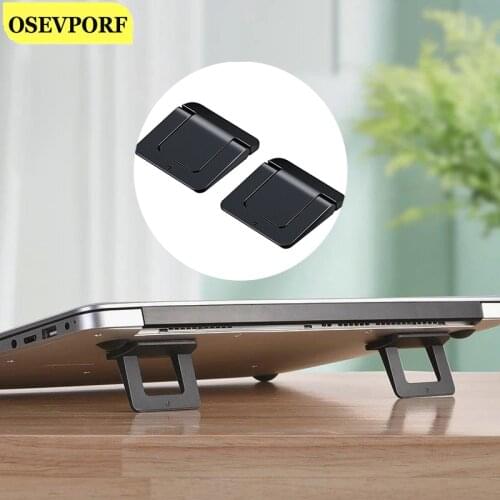 Universal Laptop Desktop Stand Pad for MacBook AirPro Foldable Small Holder Portable Mini Cooling Pad For Notebook Stand Bracket