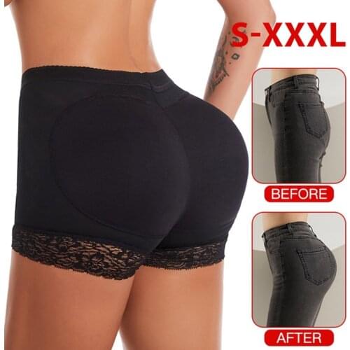 Women Body Shaper Padded Butt Lifter Panty Butt Hip Enhancer Fake Hip Shapwear Underwear Briefs Push Up Control Panties